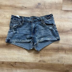 Denim shorts